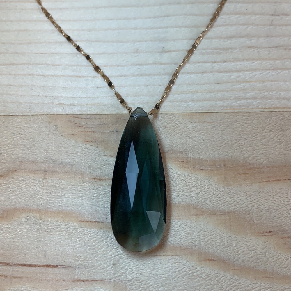 Serefina Brand Gold Plated Drop Necklace